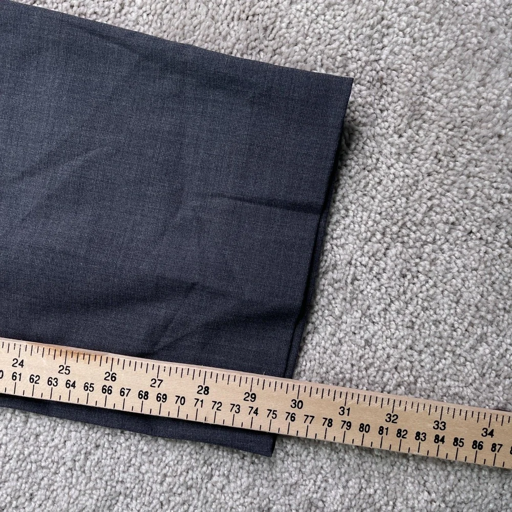 Banana Republic Pants Mens 35x30 Gray Slim Fit Stretch Wool Business‎ Trousers